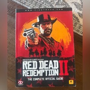 Red Dead Redemption II Official Guide - Bold Red & Orange Cover